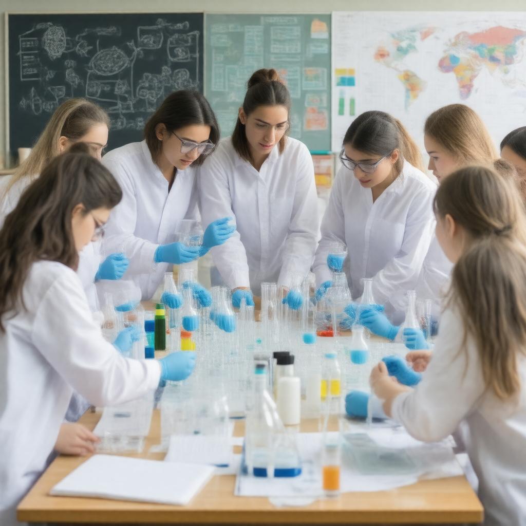Click to view larger image AI-created image of Science Research Mentoring Program for Science Educators
