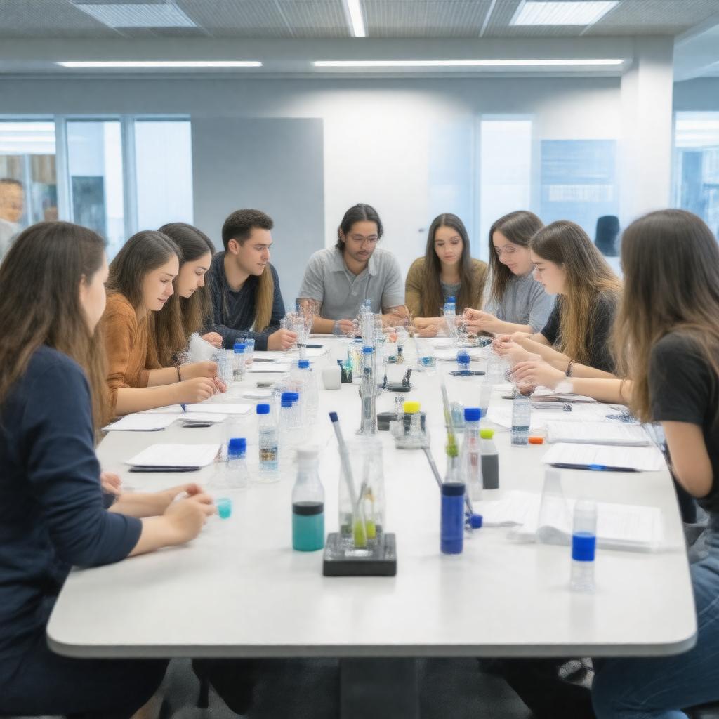 Click to view larger image AI-created image of Science Research Mentoring Program for Science Museum Communicators