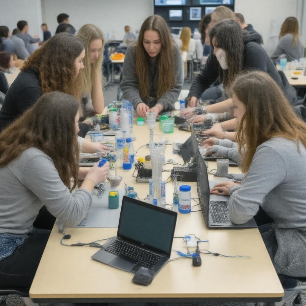Click to view larger image AI-created image of Science Research Mentoring Program for Science Museum Outreach Professionals