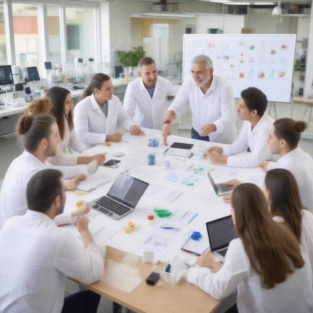 Click to view larger image AI-created image of Science Research Mentoring Program for Science Professionals