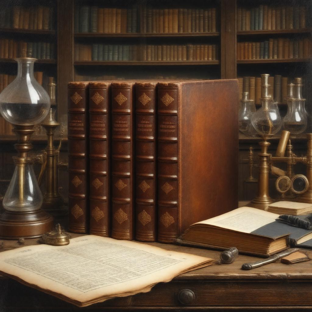 Click to view larger image AI-created image of Science in History