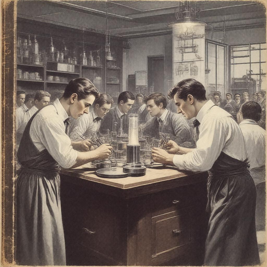 Click to view larger image AI-created image of Scientists Against Time
