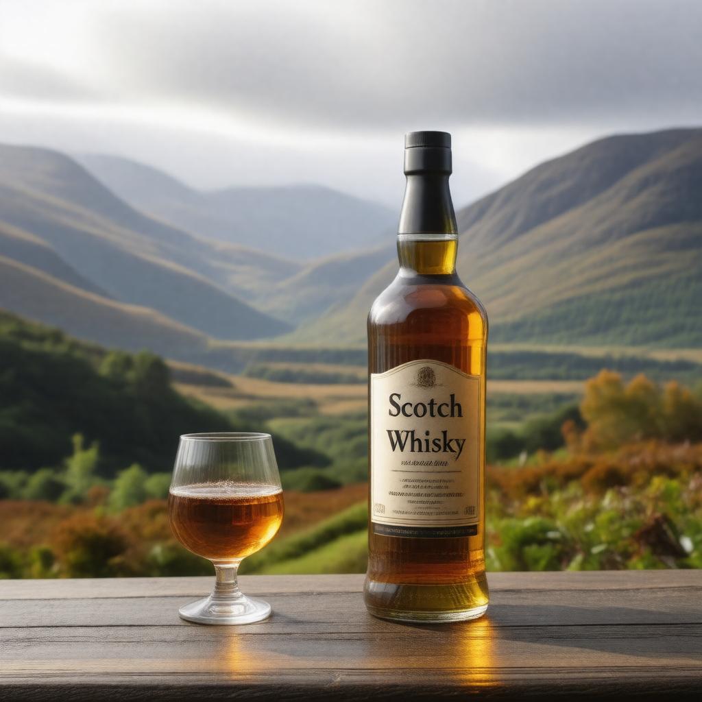 AI-created image of Scotch whisky