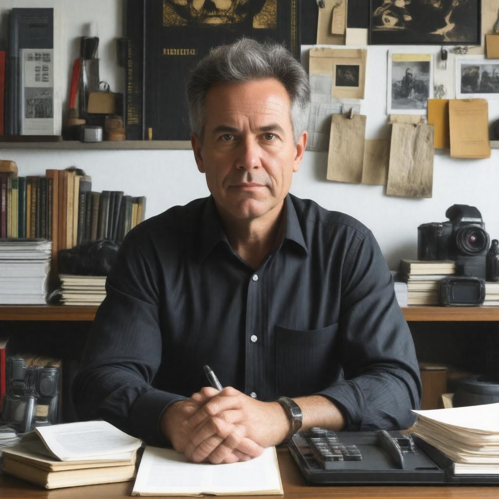 AI-created image of Scott Frank