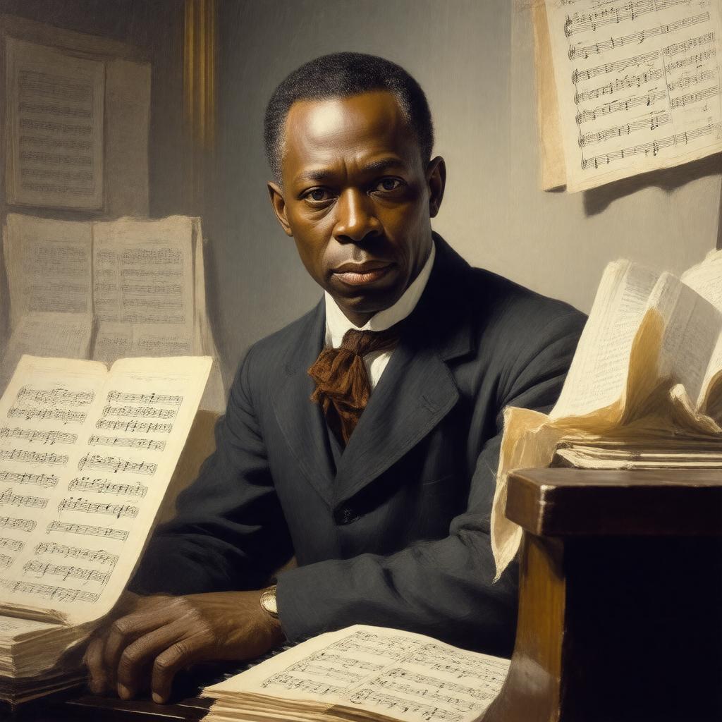 AI-created image of Scott Joplin