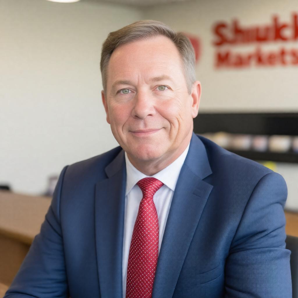 Click to view larger image AI-created image of Scott Schnuck