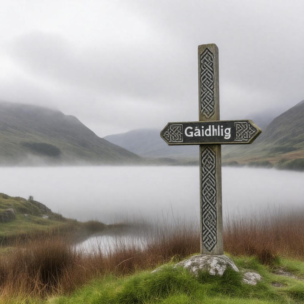 Click to view larger image AI-created image of Scottish Gaelic