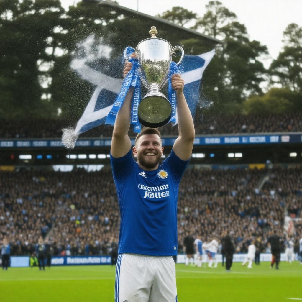 AI-created image of Scottish League Cup