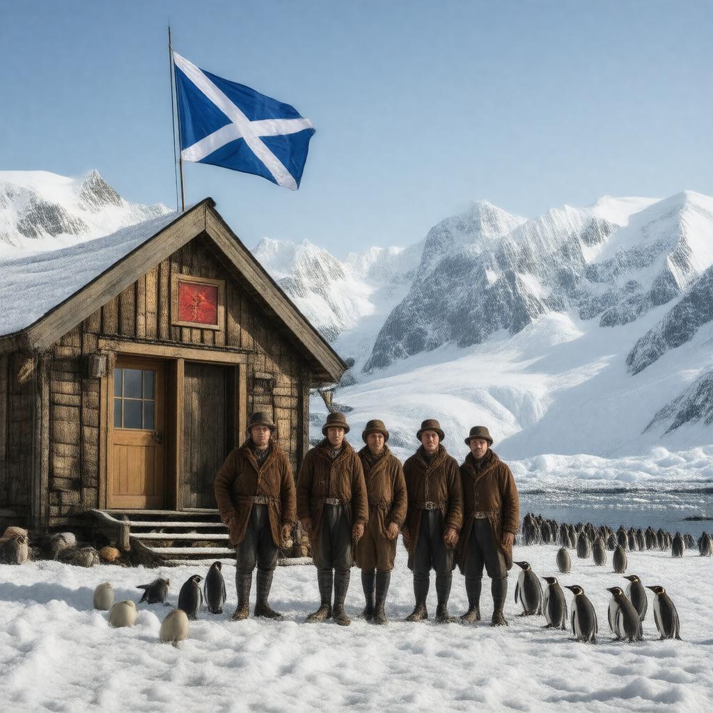 AI-created image of Scottish National Antarctic Expedition