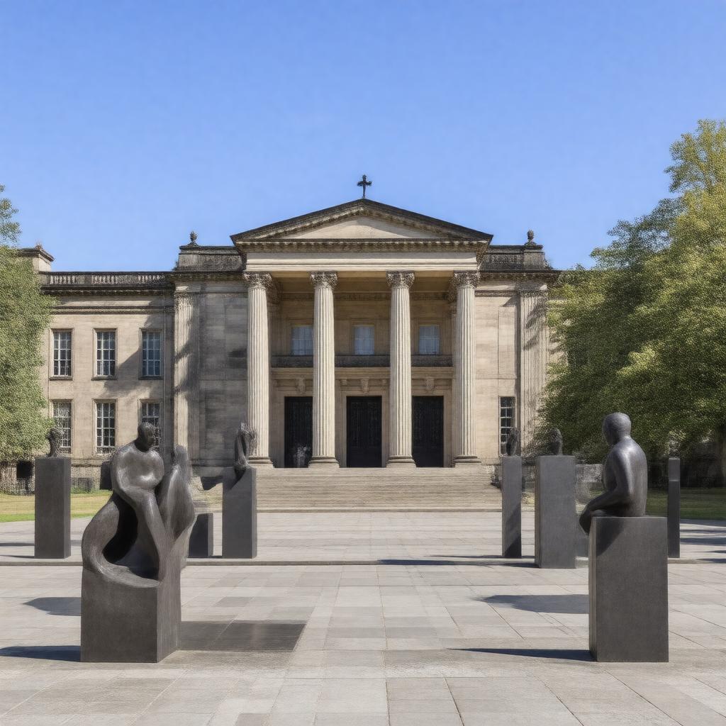 AI-created image of Scottish National Gallery of Modern Art