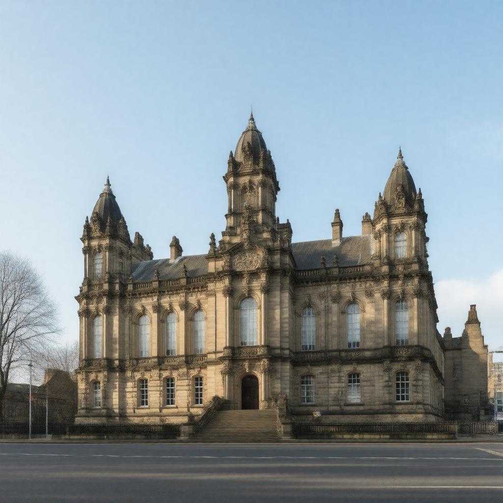 AI-created image of Scottish Office, Edinburgh