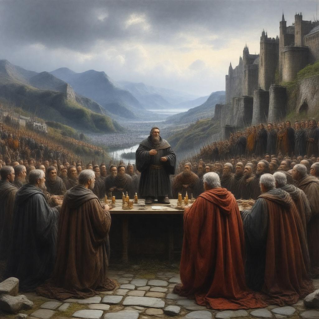 AI-created image of Scottish Reformation