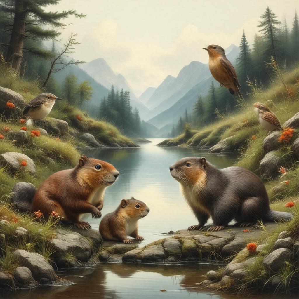 AI-created image of Scottish Wildlife Trust