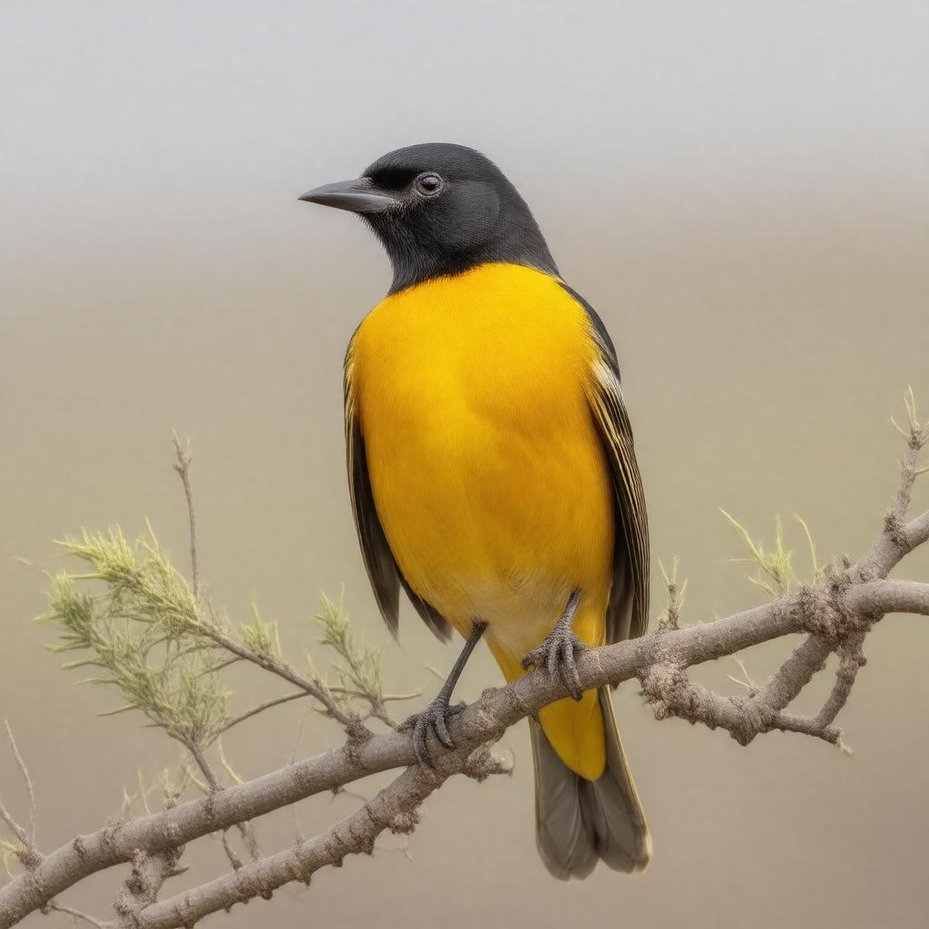 AI-created image of Scott's oriole
