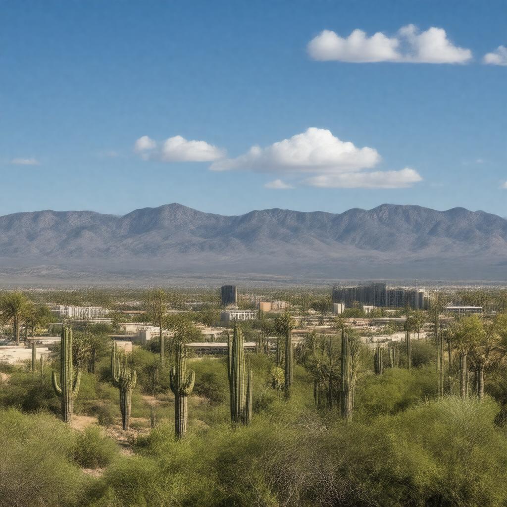 AI-created image of Scottsdale, Arizona, USA