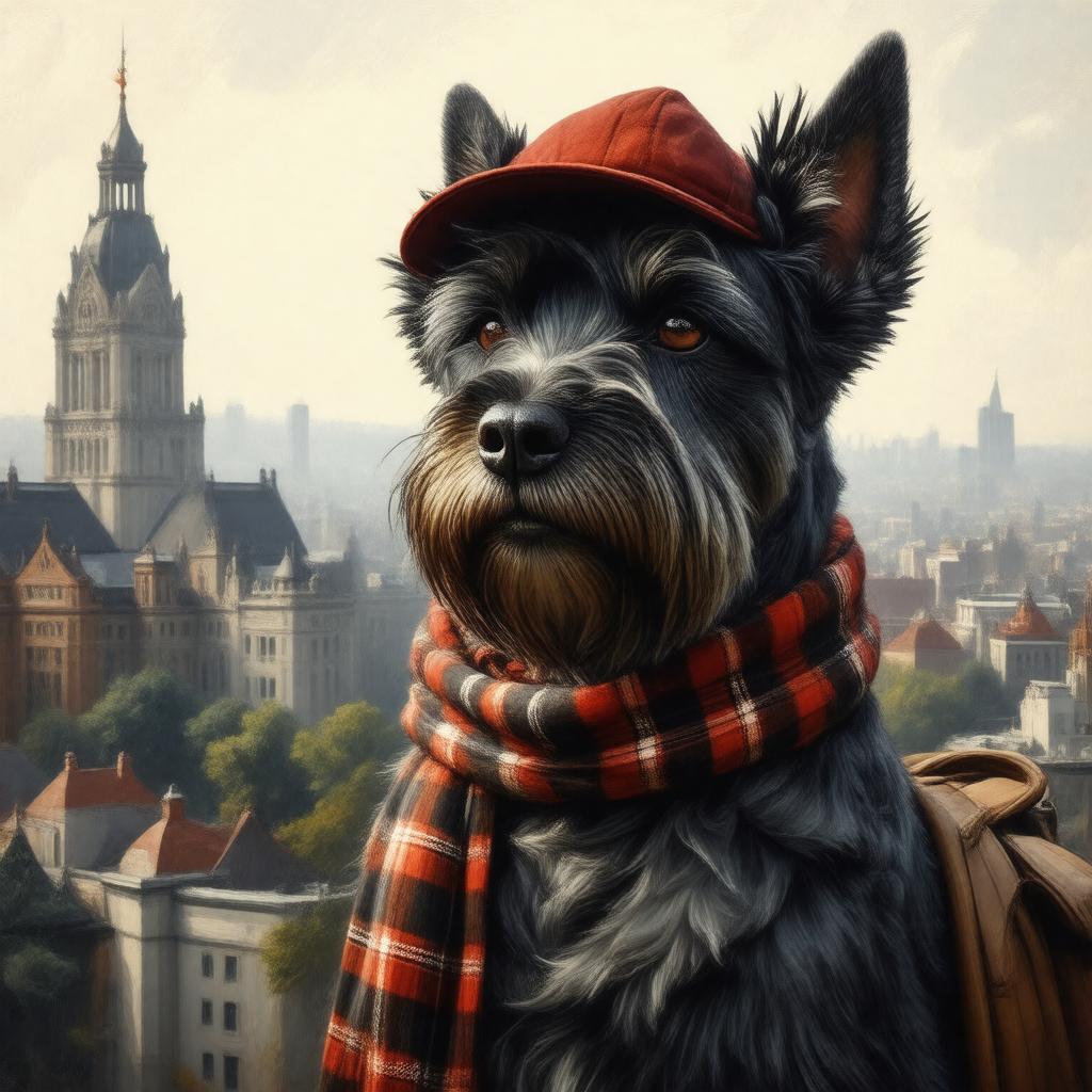 AI-created image of Scotty the Scottie Dog