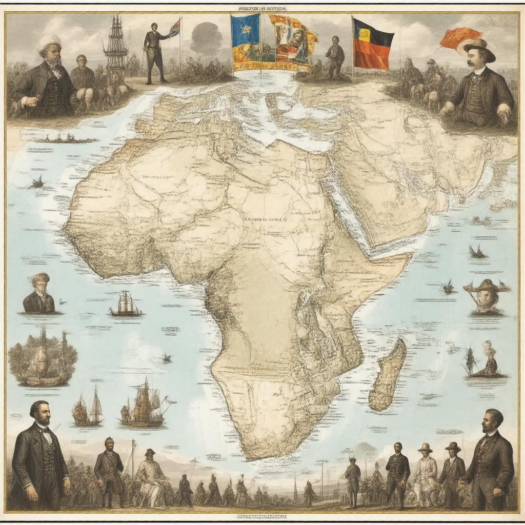 AI-created image of Scramble for Africa