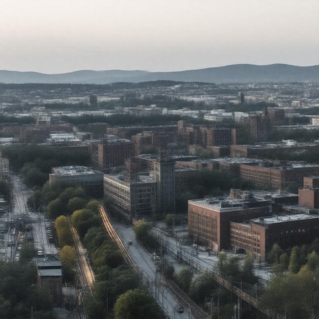 AI-created image of Scranton, Pennsylvania, United States