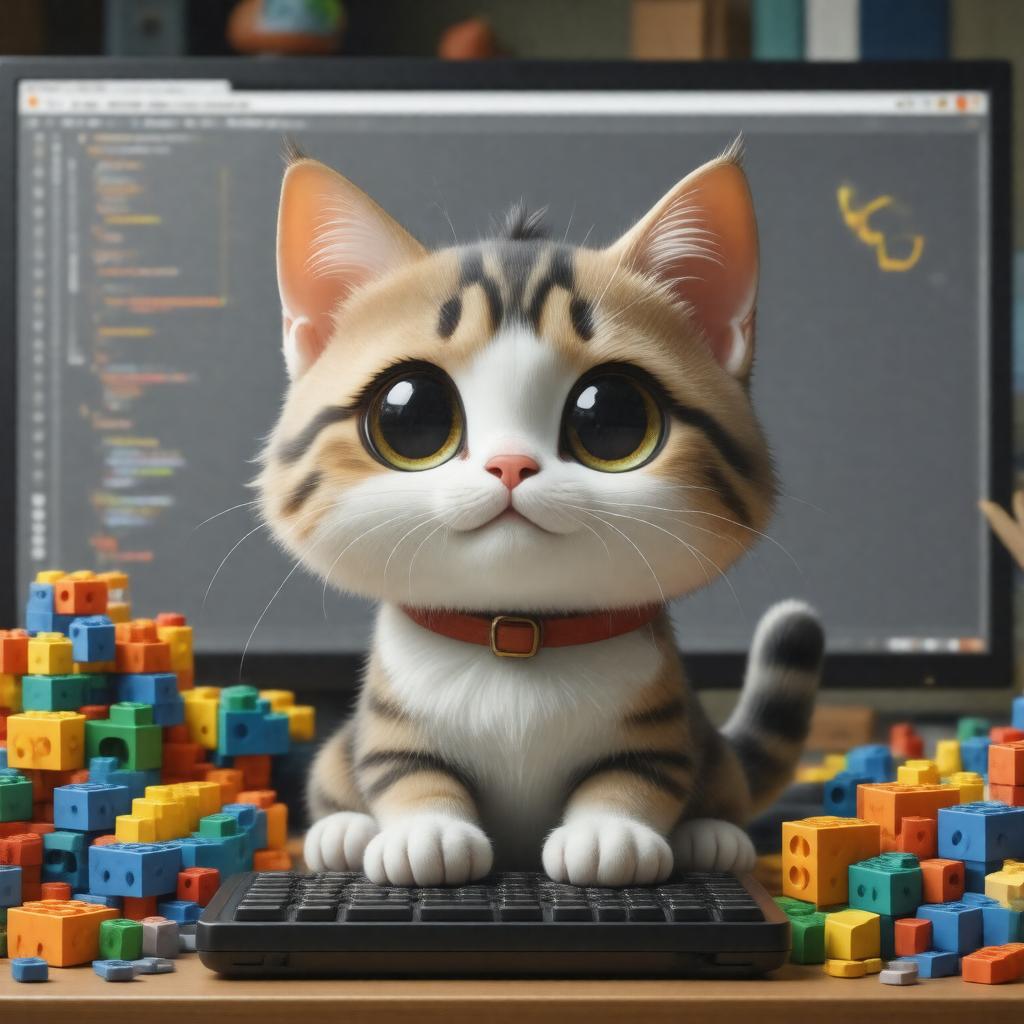 AI-created image of Scratch programming language