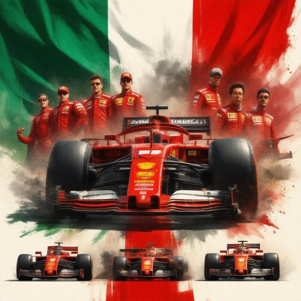 AI-created image of Scuderia Ferrari
