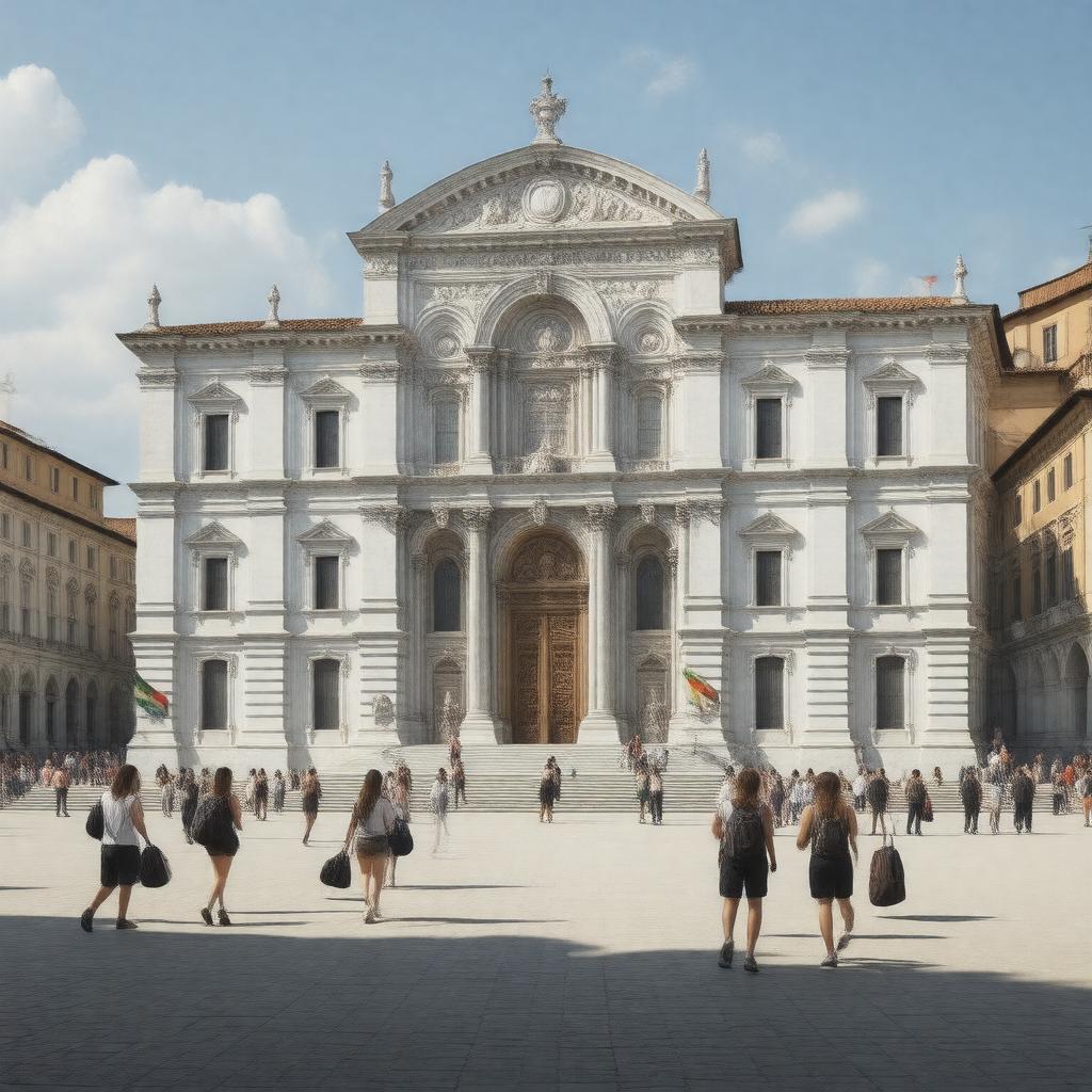 AI-created image of Scuola Normale Superiore
