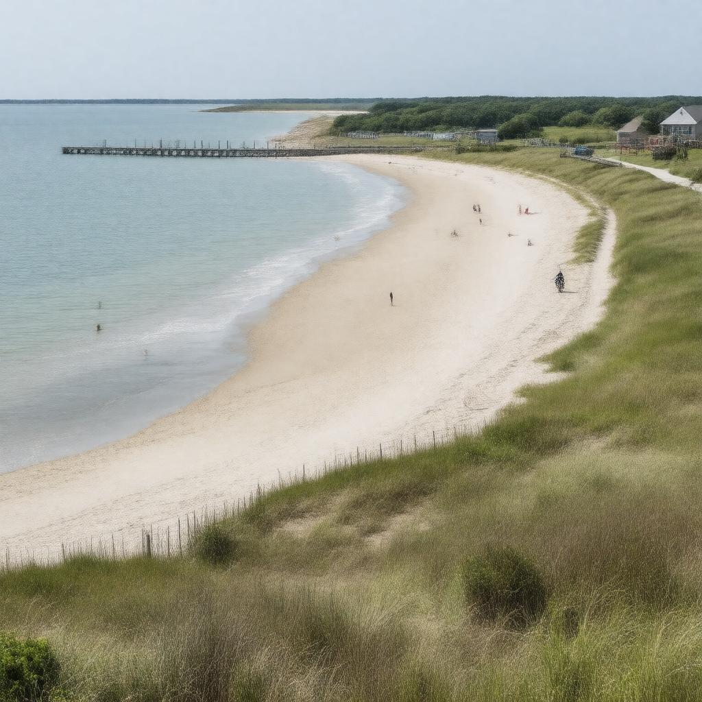 Click to view larger image AI-created image of Scusset Beach State Reservation