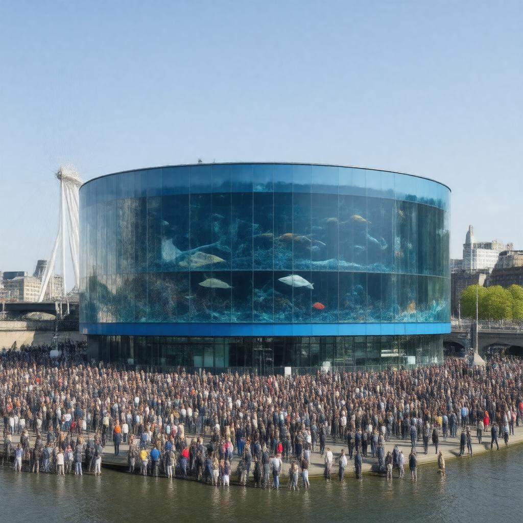 AI-created image of Sea Life London Aquarium