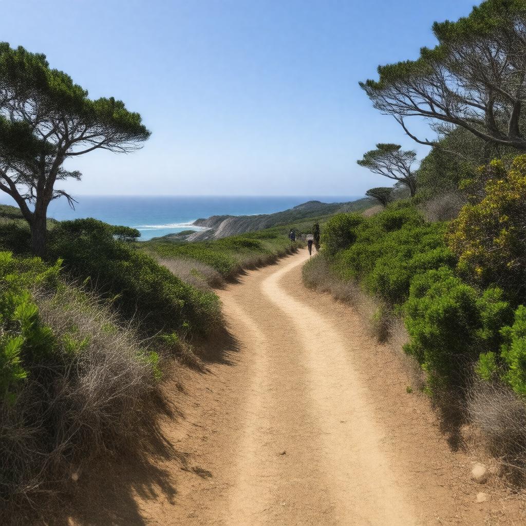 Click to view larger image AI-created image of Sea Lion Point Trail