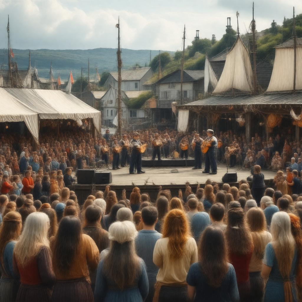 AI-created image of Sea Shanty Festival