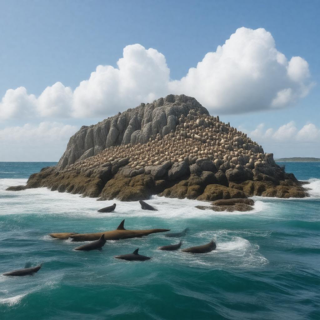 AI-created image of Seal Island