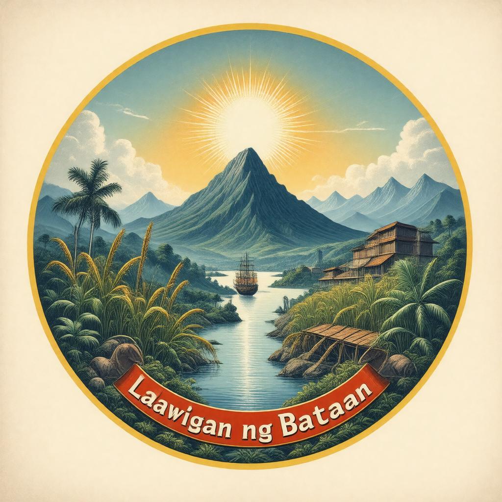 Click to view larger image AI-created image of Seal of Bataan