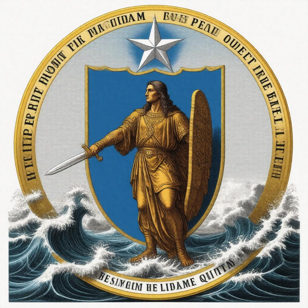 Click to view larger image AI-created image of Seal of Massachusetts