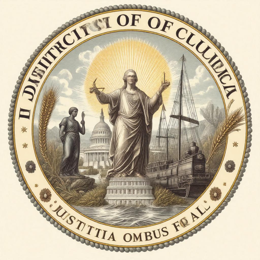AI-created image of Seal of the District of Columbia
