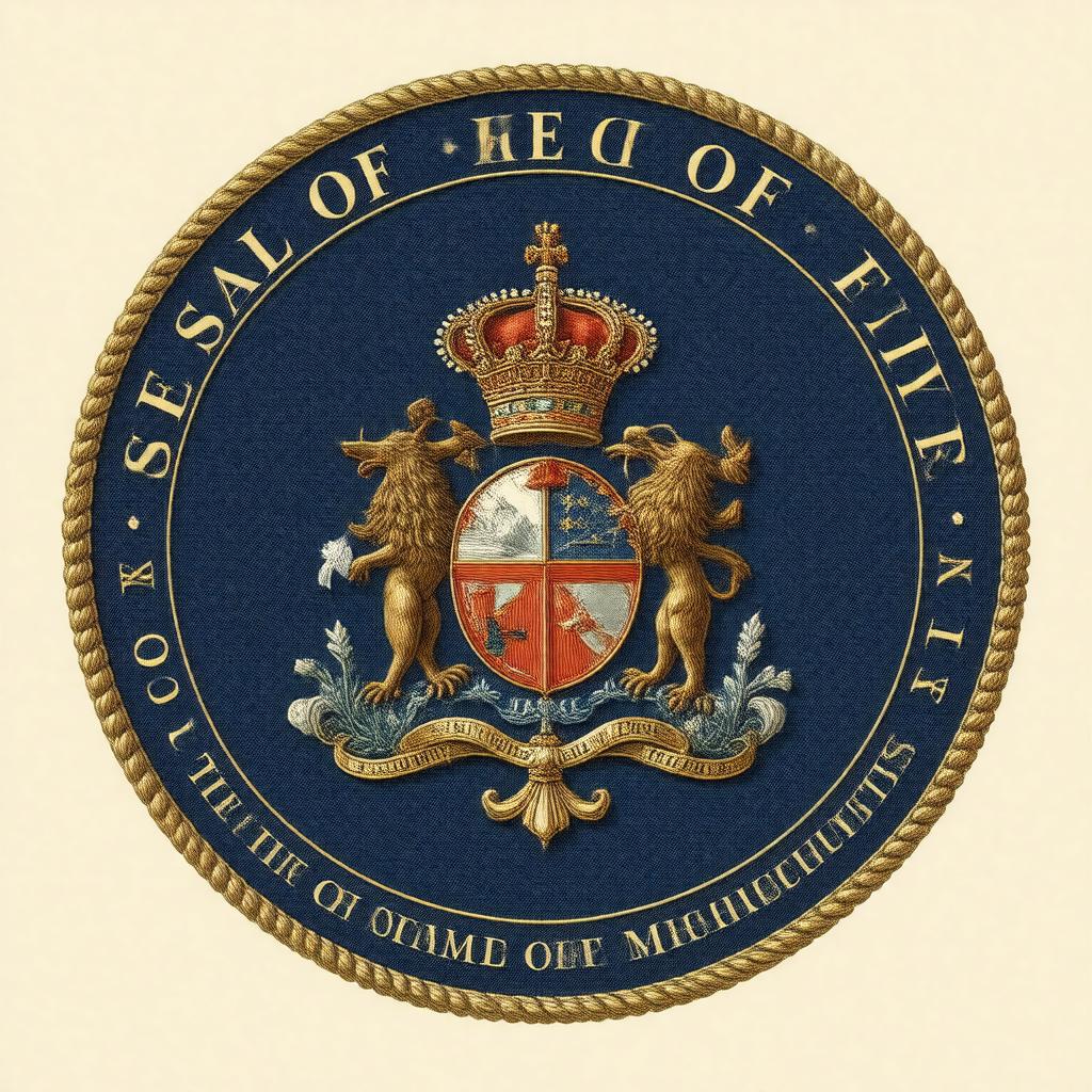 Click to view larger image AI-created image of Seal of the Governor of Massachusetts