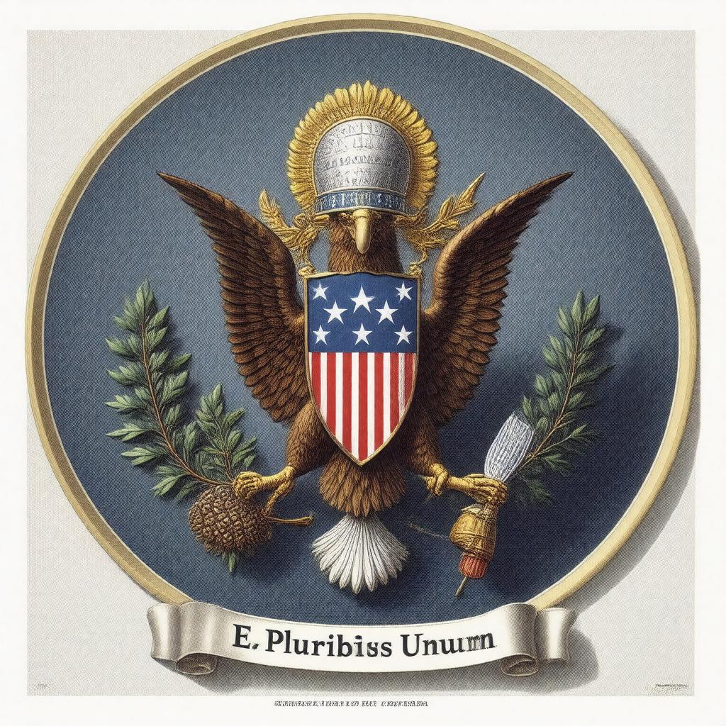 Click to view larger image AI-created image of Seal of the United States Senate