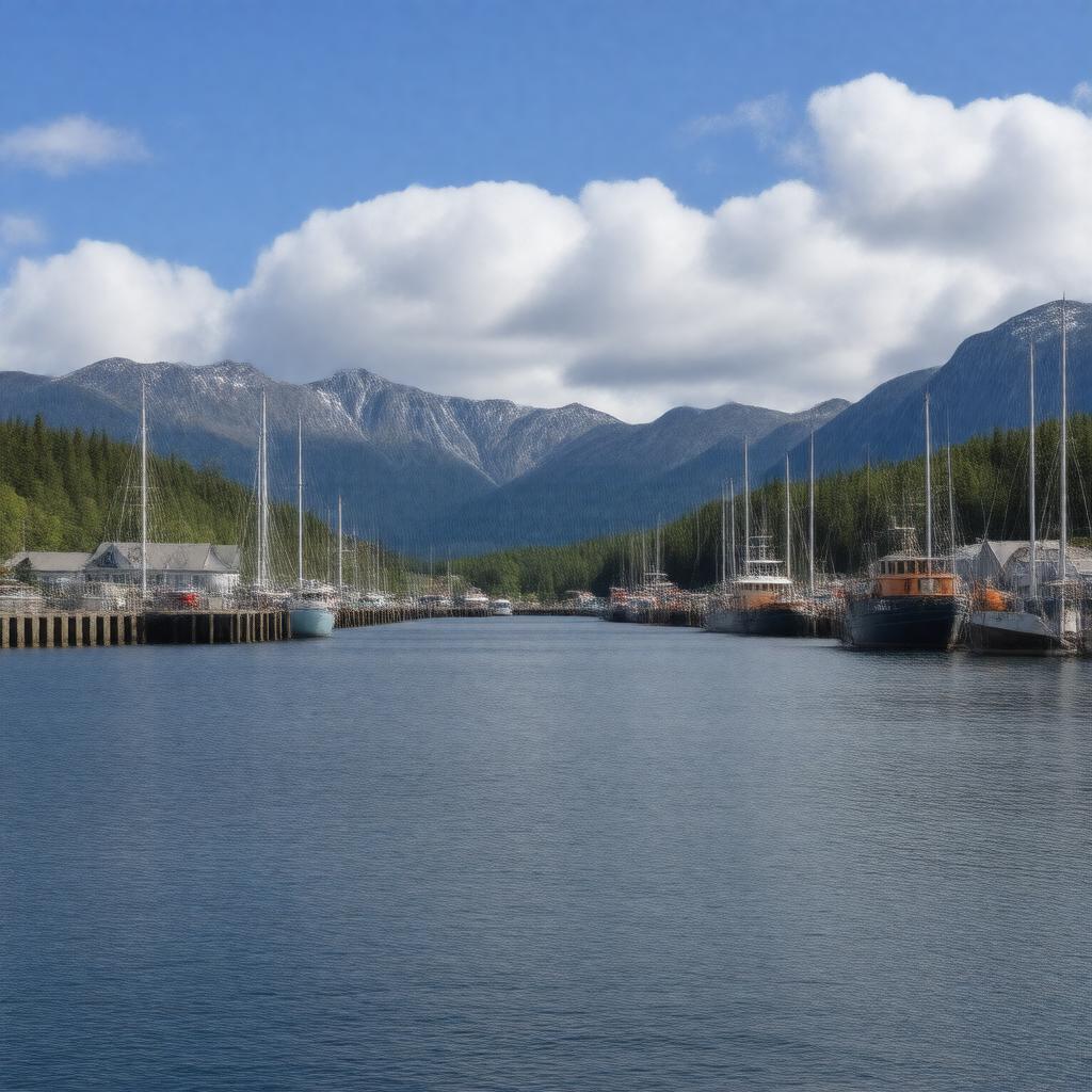 AI-created image of Sealing Cove Harbor