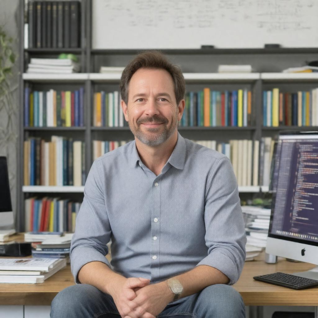 AI-created image of Sean Carroll