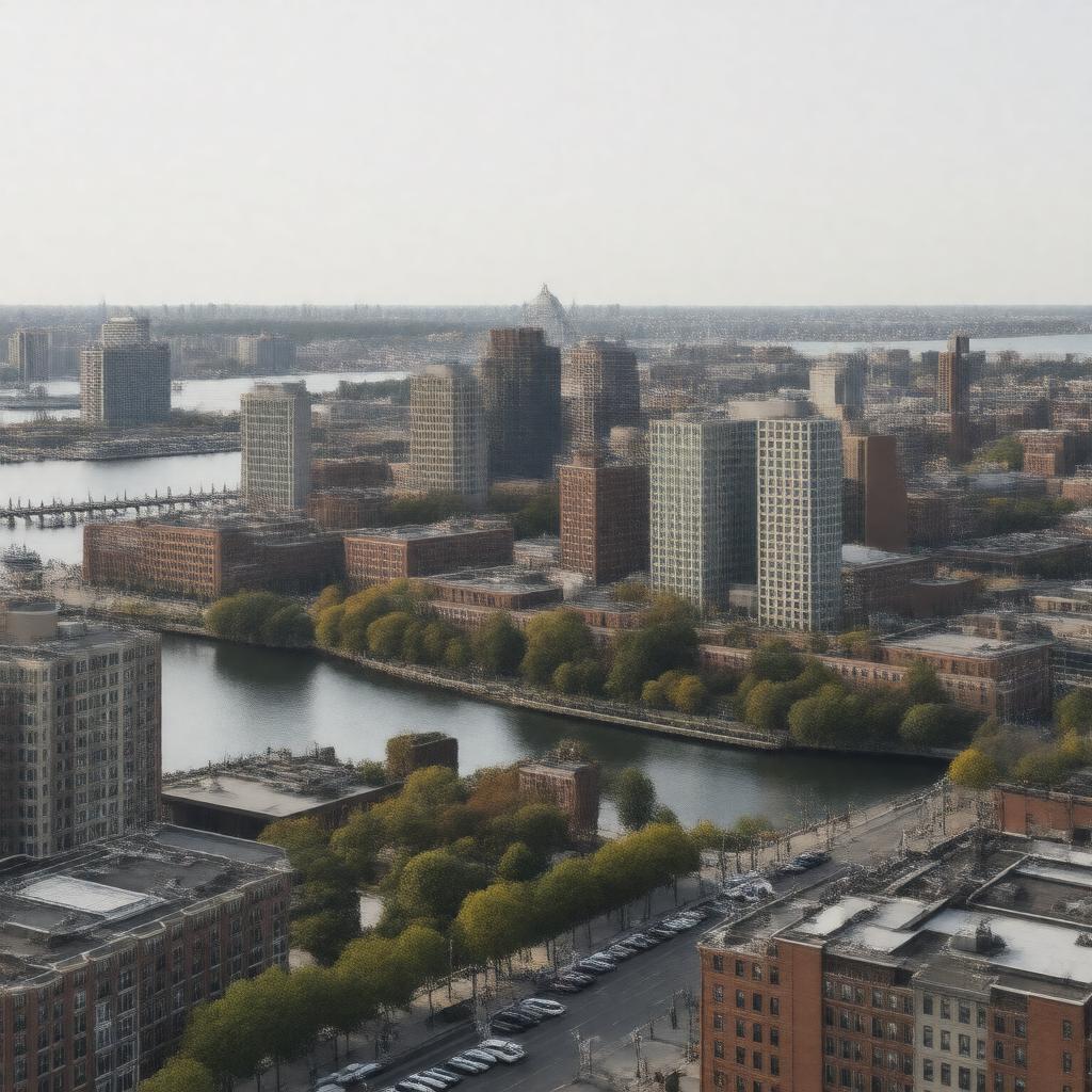 AI-created image of Seaport District