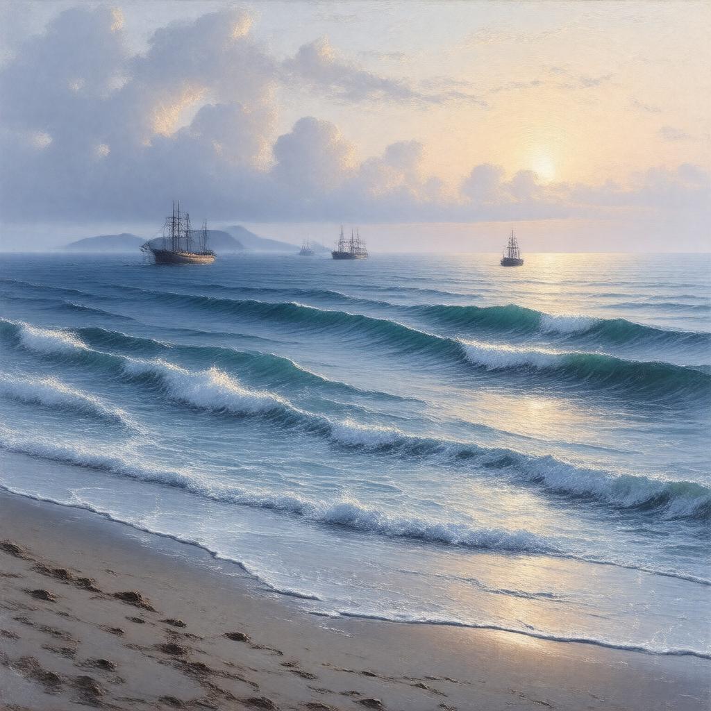 Click to view larger image AI-created image of Seascape