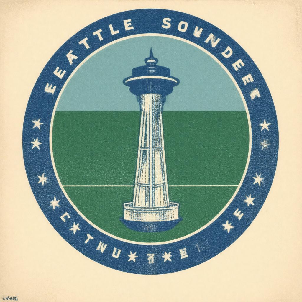 AI-created image of Seattle Sounders (NASL)