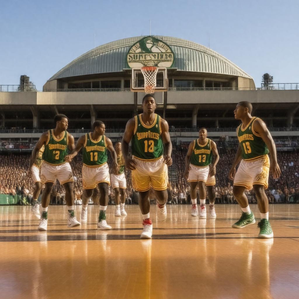 AI-created image of Seattle SuperSonics