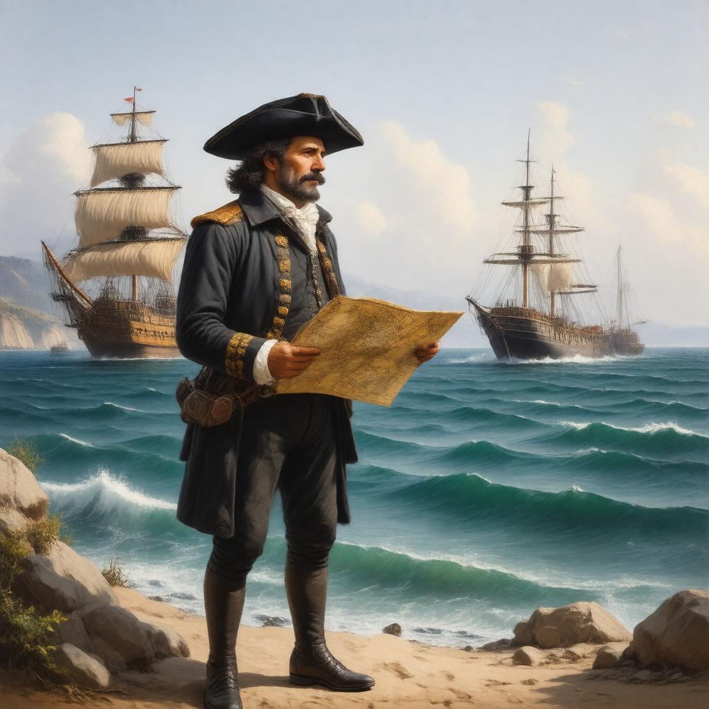 Click to view larger image AI-created image of Sebastián Vizcaíno