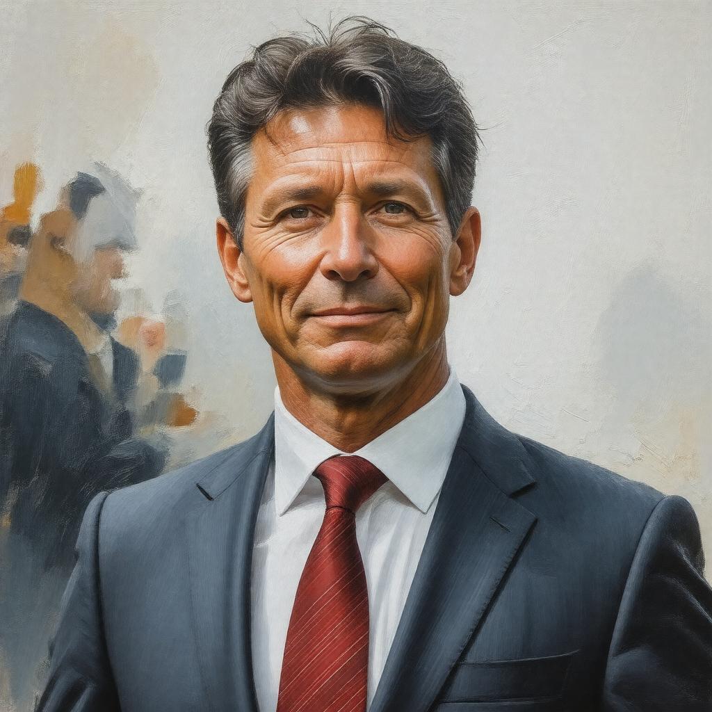 AI-created image of Sebastian Coe