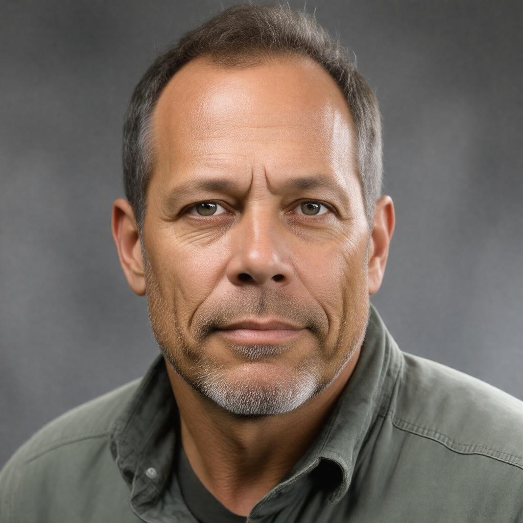 AI-created image of Sebastian Junger