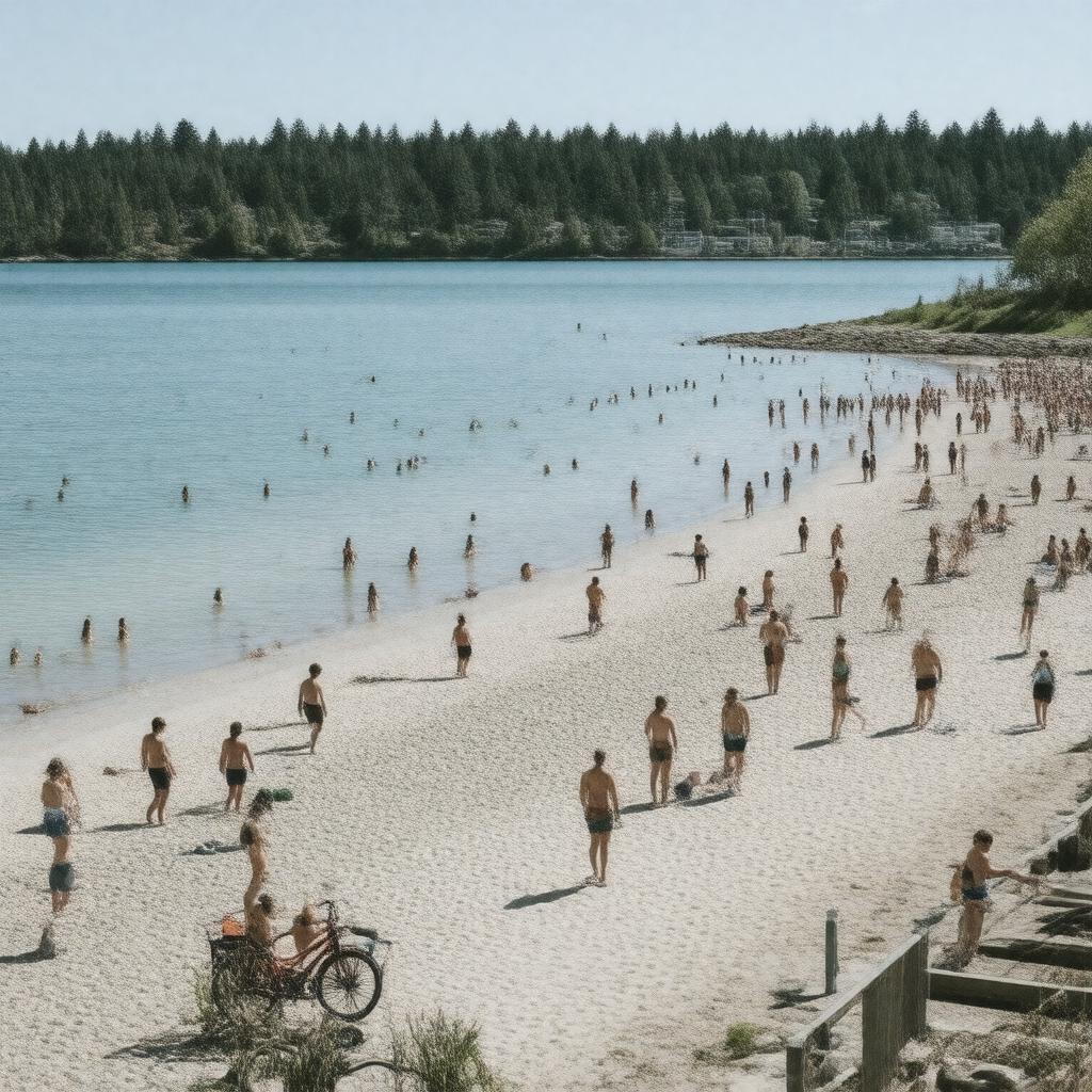 AI-created image of Second Beach