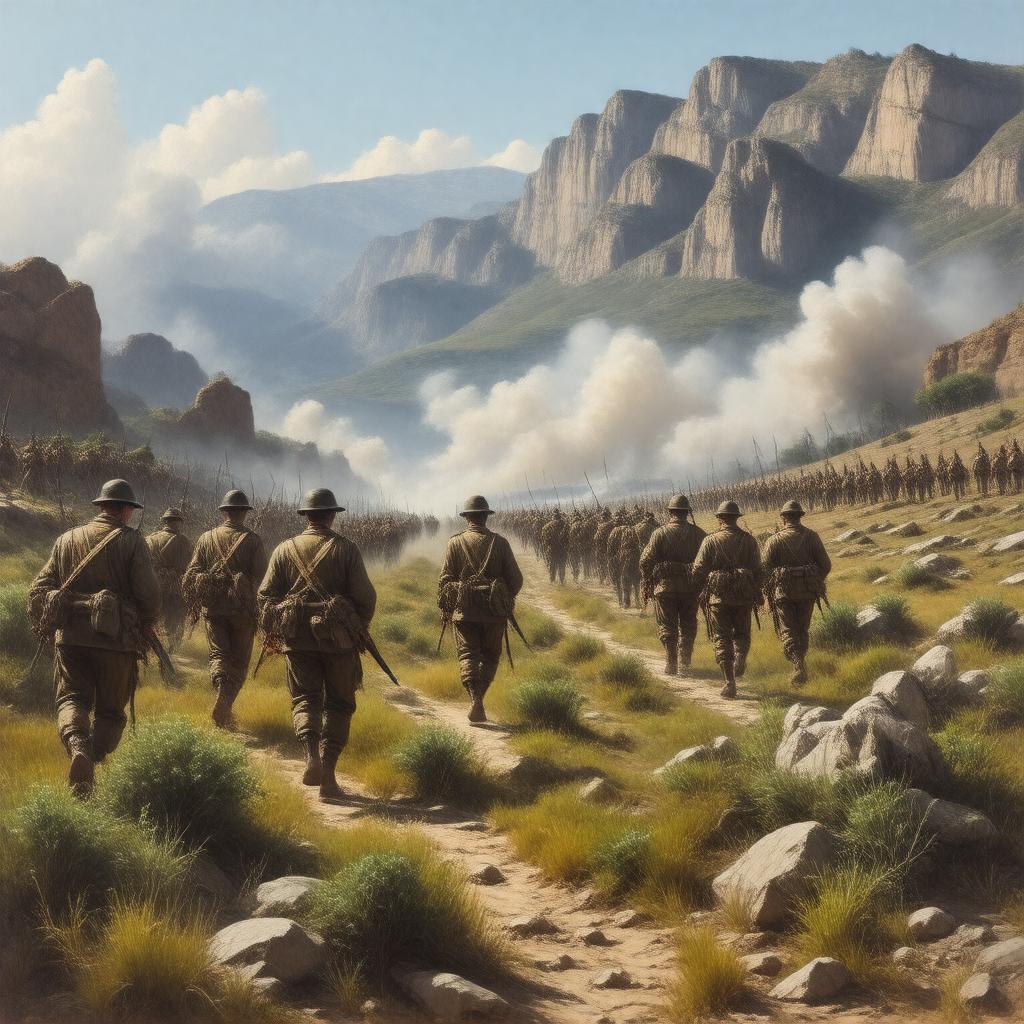 AI-created image of Second Boer War