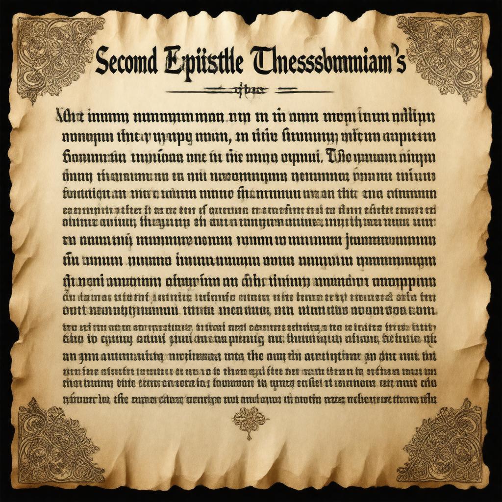 AI-created image of Second Epistle to the Thessalonians