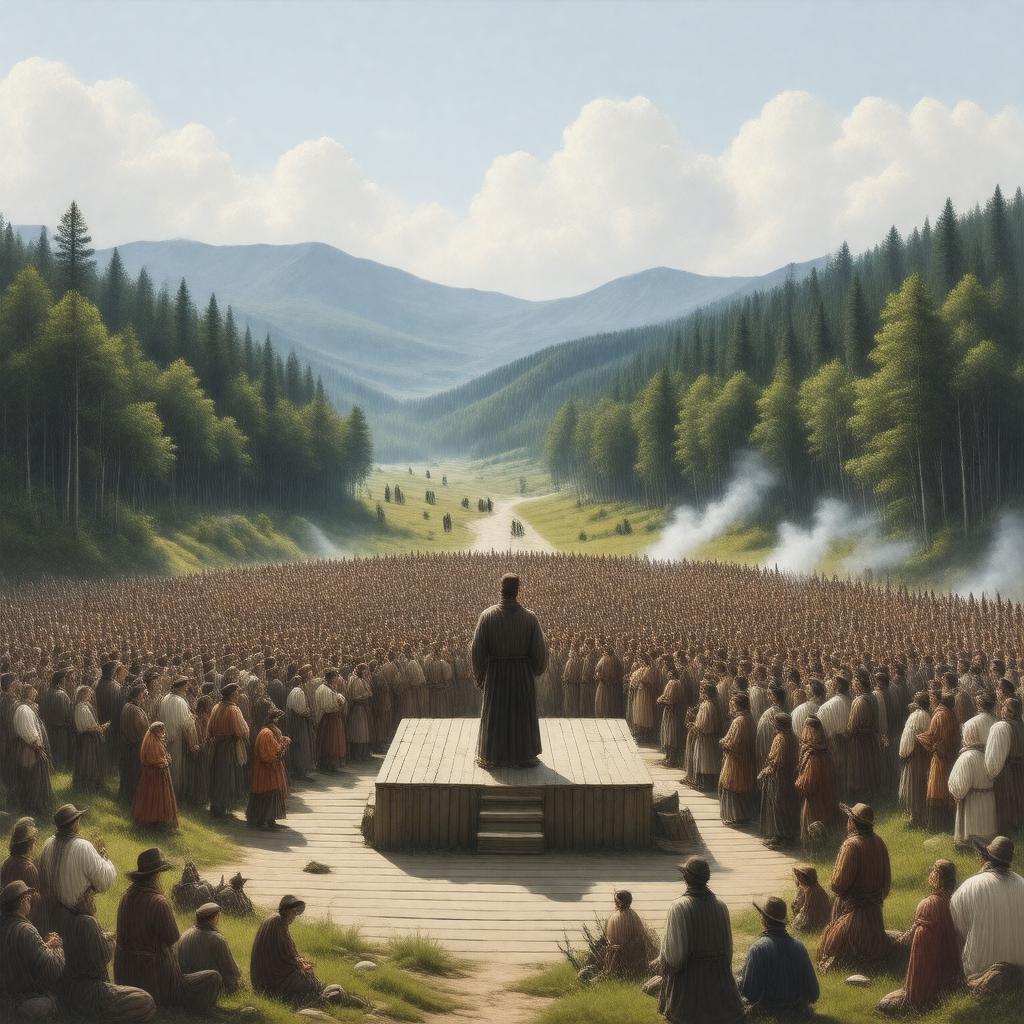 AI-created image of Second Great Awakening