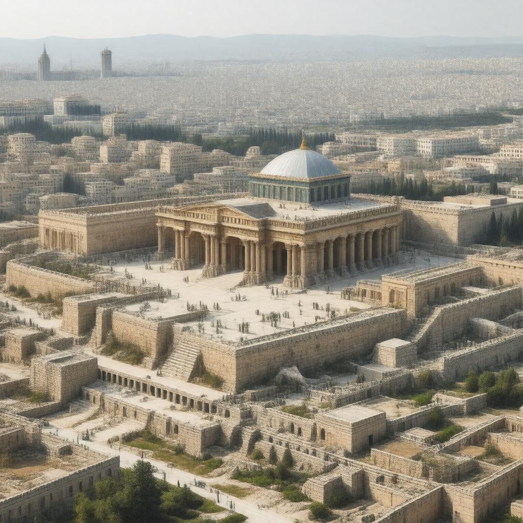 AI-created image of Second Temple