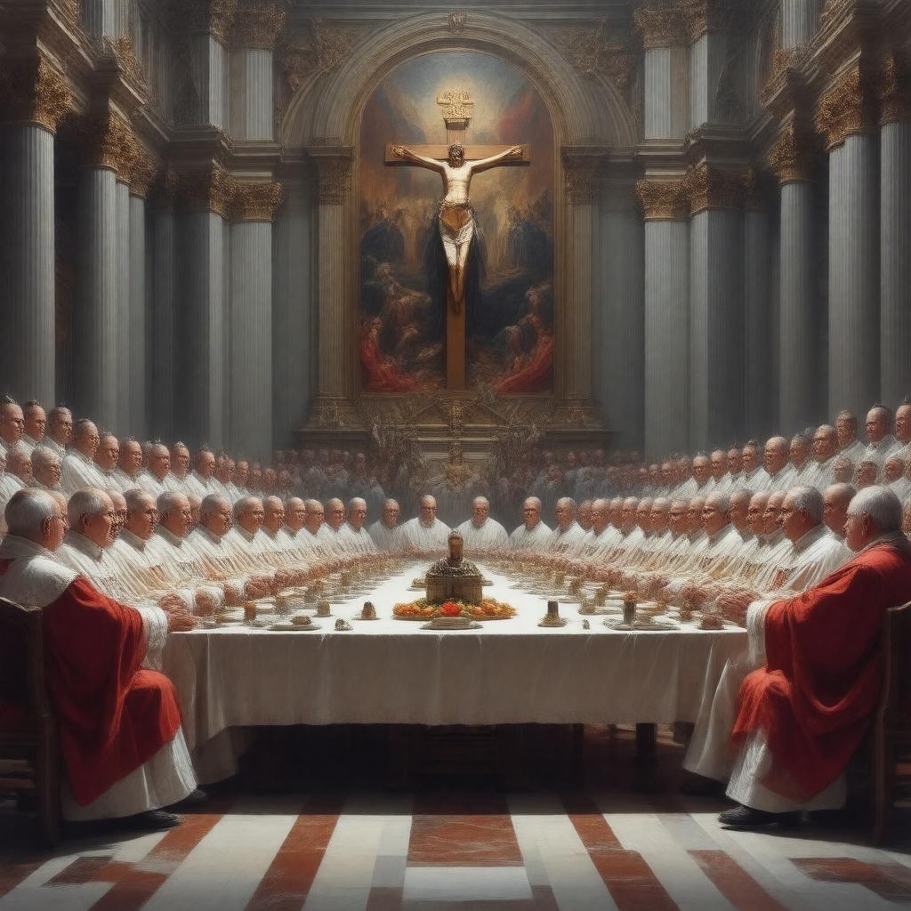 AI-created image of Second Vatican Council